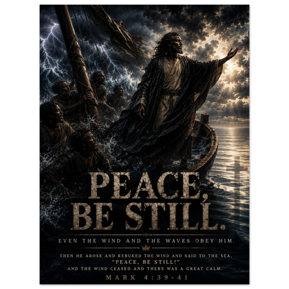 Inspirational Christian poster with a meaningful faith-based message.