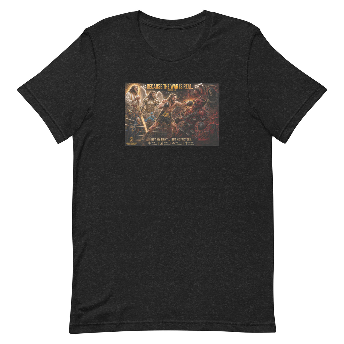 women’s christian t-shirt with thoughtful inspirational artwork.