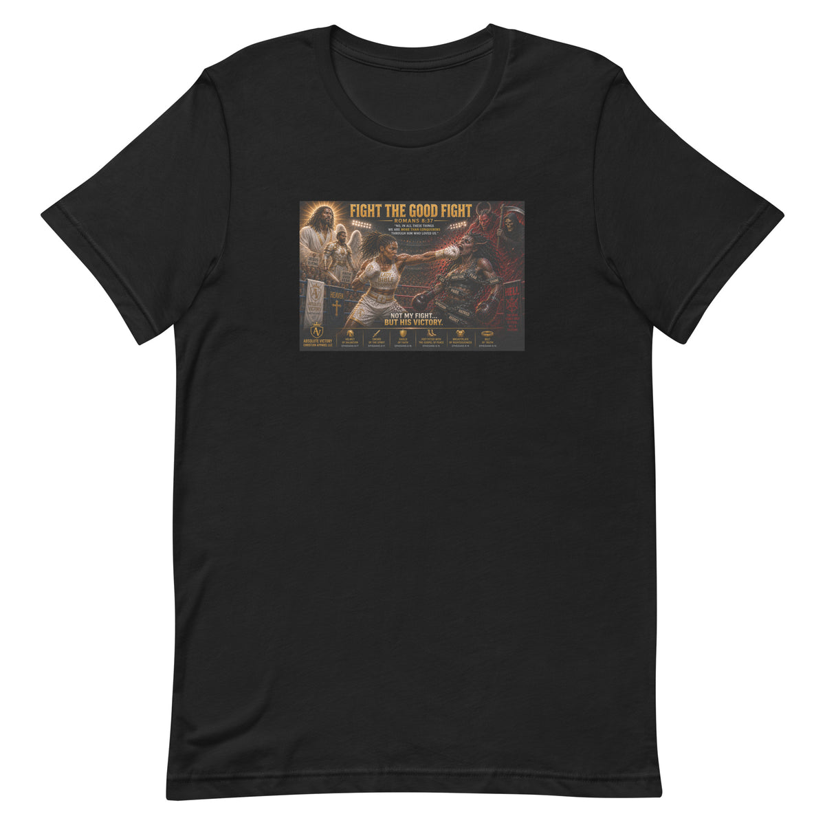 Men’s Christian T-Shirt with a bold faith-inspired design.
